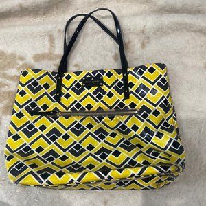 Kate Spade Coated Canvas Bon Shopper- LIKE NEW!